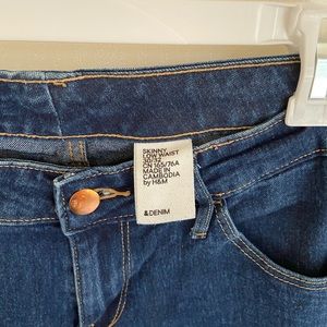 H and M low waist skinny jeans
